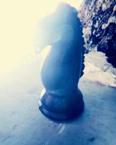 Chess piece macro photography