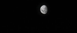 Moon photo processed smaller