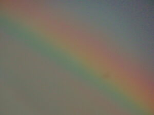Rainbow photo outside the house 2