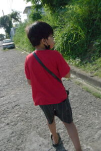 Desmond Walking at Villagrande drive