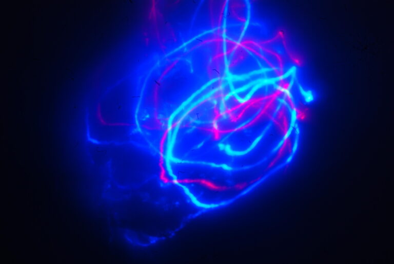 Light play slow shutter blue light 2